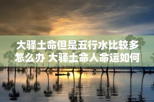 大驿土命但是五行水比较多怎么办 大驿土命人命运如何