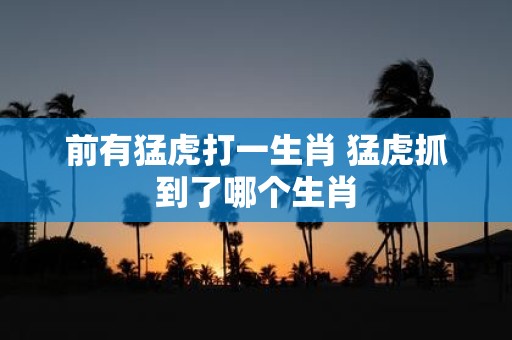 前有猛虎打一生肖 猛虎抓到了哪个生肖