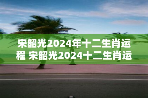 宋韶光2025年十二生肖运程 宋韶光2025十二生肖运势如何