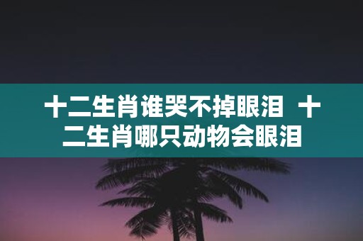 十二生肖谁哭不掉眼泪 十二生肖哪只动物会眼泪