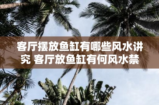 客厅摆放鱼缸有哪些风水讲究 客厅放鱼缸有何风水禁忌