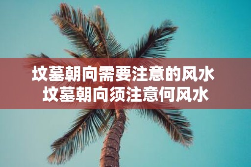 坟墓朝向需要注意的风水 坟墓朝向须注意何风水
