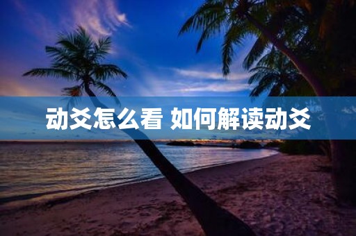 动爻怎么看 如何解读动爻