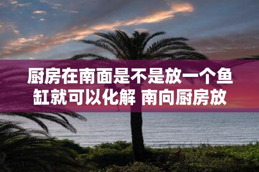 厨房在南面是不是放一个鱼缸就可以化解 南向厨房放鱼缸能否化解风水问题