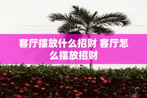 客厅摆放什么招财 客厅怎么摆放招财
