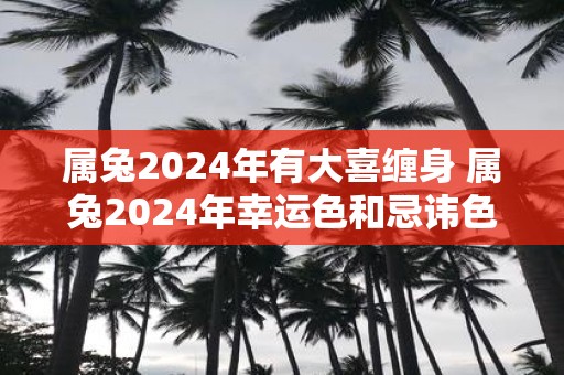 属兔2025年有大喜缠身 属兔2025年幸运色和忌讳色
