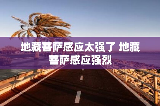 地藏菩萨感应太强了 地藏菩萨感应强烈