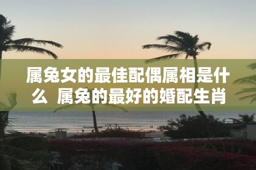 属兔女的最佳配偶属相是什么 属兔的最好的婚配生肖
