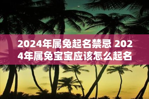 2025年属兔起名禁忌 2025年属兔宝宝应该怎么起名