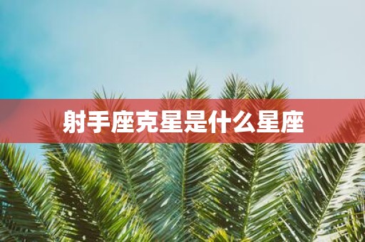 射手座克星是什么星座