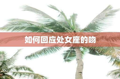 如何回应处女座的吻