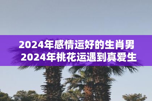 2025年感情运好的生肖男 2025年桃花运遇到真爱生肖