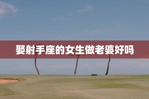 娶射手座的女生做老婆好吗