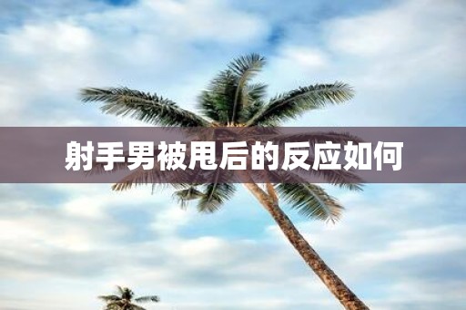 射手男被甩后的反应如何
