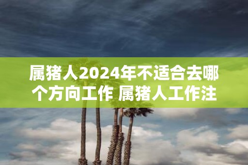 属猪人2025年不适合去哪个方向工作 属猪人工作注意事项