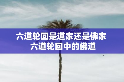 六道轮回是道家还是佛家 六道轮回中的佛道