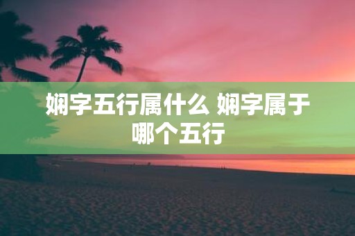 娴字五行属什么 娴字属于哪个五行