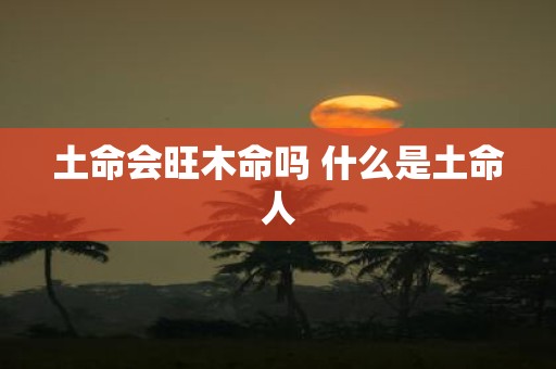 土命会旺木命吗 什么是土命人