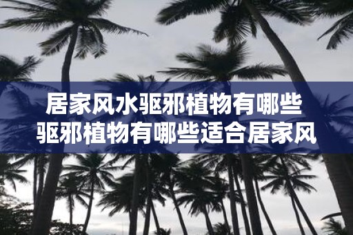 居家风水驱邪植物有哪些 驱邪植物有哪些适合居家风水