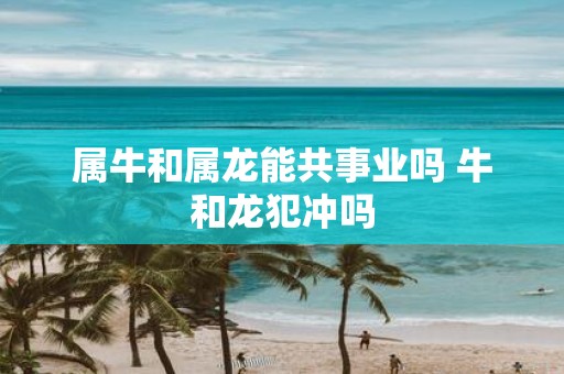 属牛和属龙能共事业吗 牛和龙犯冲吗