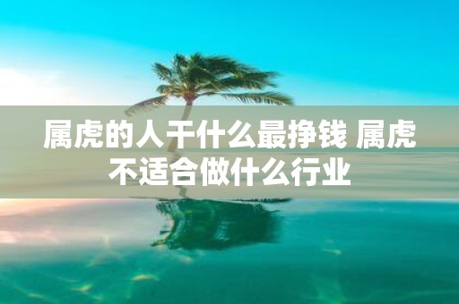 属虎的人干什么最挣钱 属虎不适合做什么行业