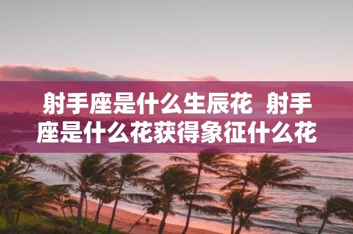 射手座是什么生辰花 射手座是什么花获得象征什么花