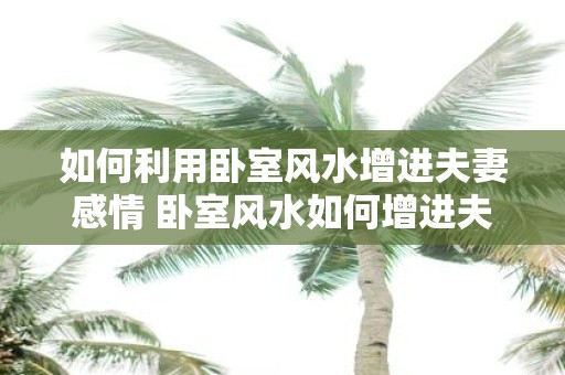 如何利用卧室风水增进夫妻感情 卧室风水如何增进夫妻关系
