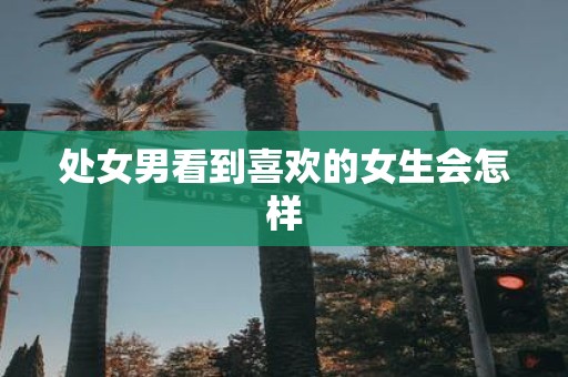 处女男看到喜欢的女生会怎样