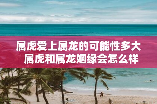 属虎爱上属龙的可能性多大 属虎和属龙姻缘会怎么样