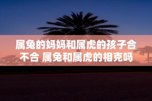 属兔的妈妈和属虎的孩子合不合 属兔和属虎的相克吗