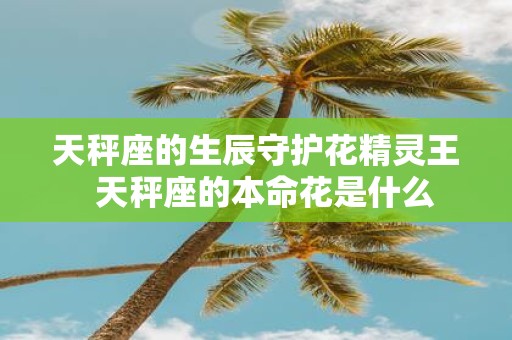 天秤座的生辰守护花精灵王 天秤座的本命花是什么