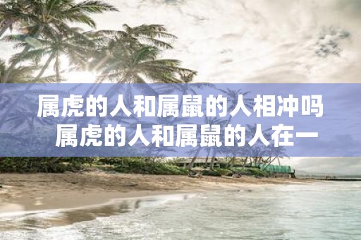 属虎的人和属鼠的人相冲吗 属虎的人和属鼠的人在一起好不好
