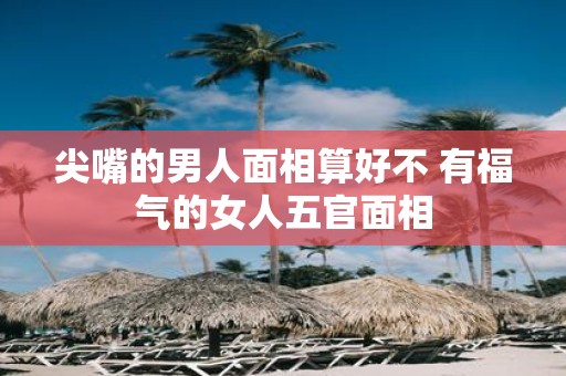 尖嘴的男人面相算好不 有福气的女人五官面相