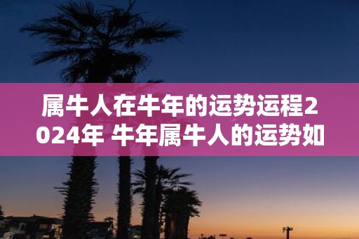 属牛人在牛年的运势运程2025年 牛年属牛人的运势如何