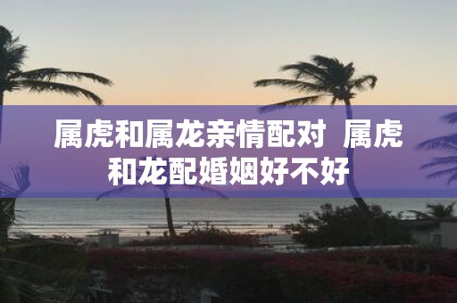 属虎和属龙亲情配对 属虎和龙配婚姻好不好