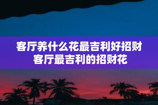 客厅养什么花最吉利好招财 客厅最吉利的招财花