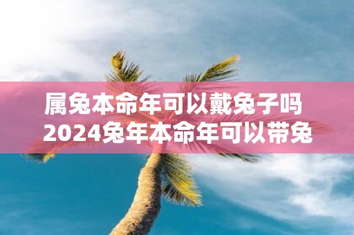 属兔本命年可以戴兔子吗 2025蛇年本命年可以带兔子饰品吗