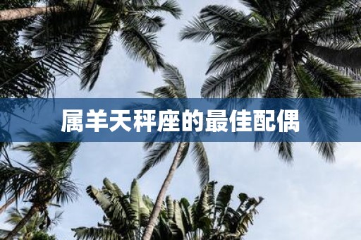 属羊天秤座的最佳配偶