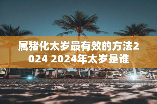属猪化太岁最有效的方法2025 2025年太岁是谁
