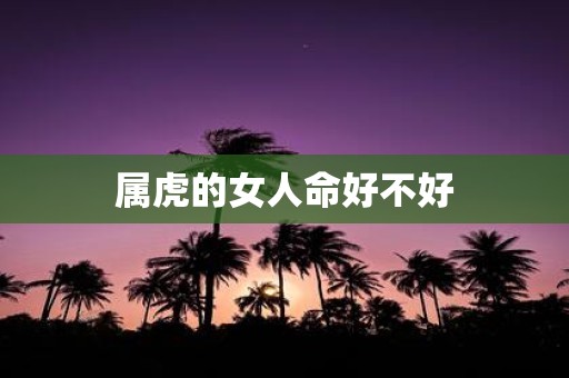 属虎的女人命好不好