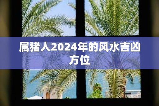 属猪人2025年的风水吉凶方位