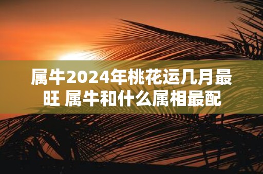 属牛2025年桃花运几月最旺 属牛和什么属相最配
