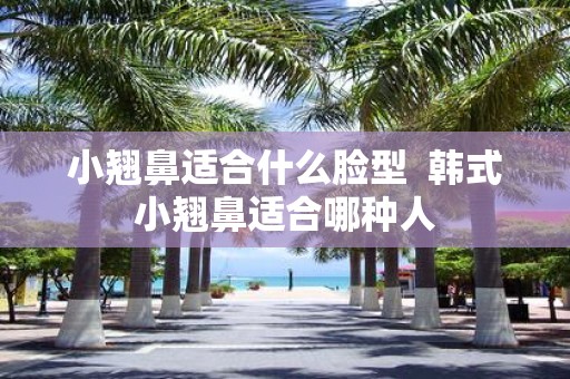 小翘鼻适合什么脸型 韩式小翘鼻适合哪种人