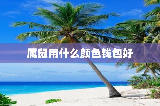 属鼠用什么颜色钱包好