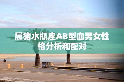 属猪水瓶座AB型血男女性格分析和配对