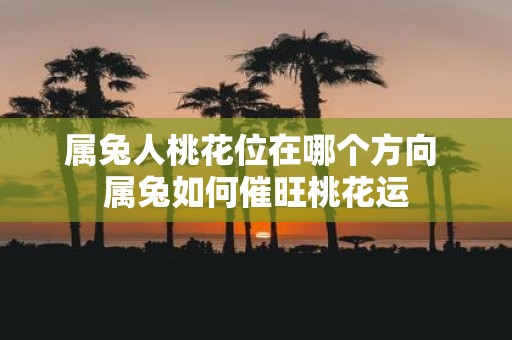 属兔人桃花位在哪个方向 属兔如何催旺桃花运