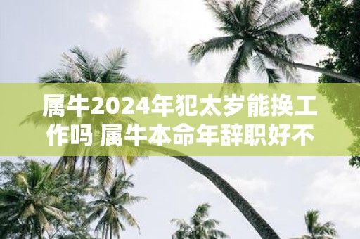 属牛2025年犯太岁能换工作吗 属牛本命年辞职好不好