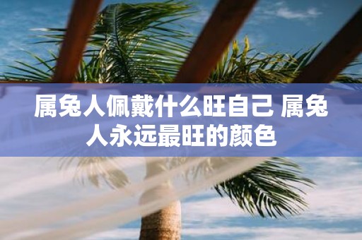 属兔人佩戴什么旺自己 属兔人永远最旺的颜色