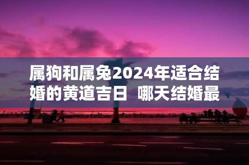 属狗和属兔2025年适合结婚的黄道吉日 哪天结婚最吉利