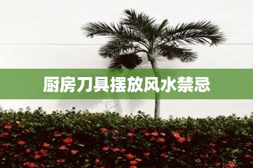 厨房刀具摆放风水禁忌